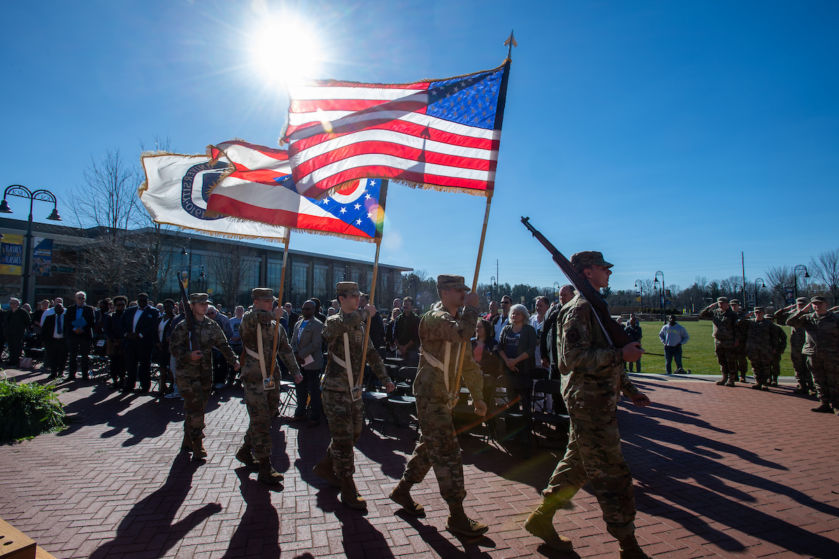 Paying Tribute To Those Who Wore The Uniform Kent State University